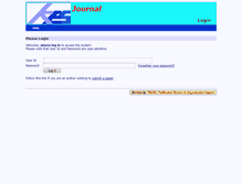 Tablet Screenshot of kesjournal.prosemanager.com